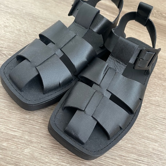 Mango Leather fisherman sandals - Picture 7 of 12